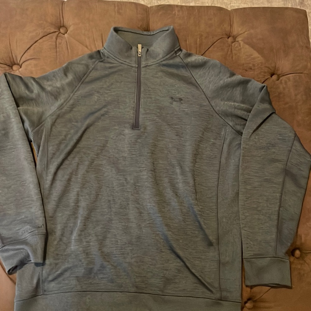 Under Armor Gray 3/4 zip Gray